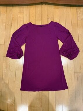 Laundry By Shelli Segal Magenta/Purple Shift Dress